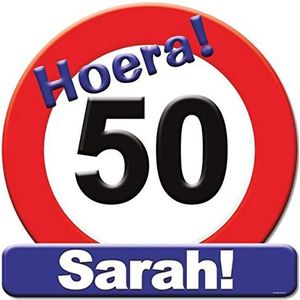 Huldebord - 50 Jaar Sarah