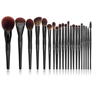 Jessup - T271 - Make-upkwastenset - Zwart - 21-delig