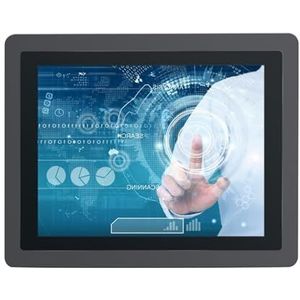 KCTRELTQS 1 stuks 10,4 12,1 15 17 inch True Flat industriële touch-monitor display capacitieve touchscreen-monitor met VGA-USB-interface (12.1 VGA USB)