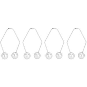 Dimple Makers, Facial Dimple Trainer Spieroefening Piercing Legering voor Dagelijks Gebruik voor Gezicht (WHITE)