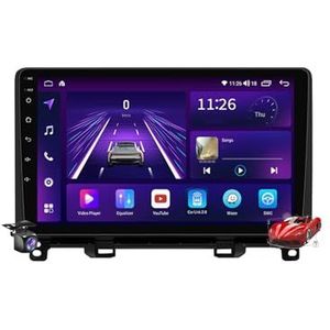 Android 15.0 Radio 2 Din Auto Stereo met 4G 5G WiFi DSP Carplay Android Auto voor Fit Jazz 2020-2022 GPS Navigatie 9'' MP5 Multimedia Video Player FM BT Ontvanger,M6 plus 2