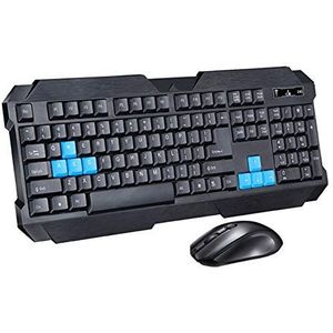 DKee toetsenborden Draadloos toetsenbord en muisset Notebook Desktop Computer Muis en Toetsenbord Thuiskantoor Games