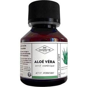 MY COSMETIK 100% zuiver en natuurlijk aloë vera-sap Cosmos Organic - Hydraterende en beschermende cosmetische werkzame stof - 500 ml