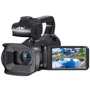 64MP Digitale Video Camera For Fotografie Volledige 4K 60FPS Vlog Camcorder Live Stream WIFI Webcam Autofocus Videorecorder HD camera (Color : 32G SD Card, Size : Standard)