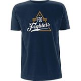 Foo Fighters Heren Tshirt -L- Triangle Blauw