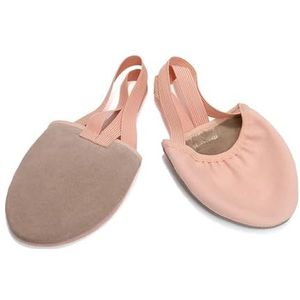 De tenen draaien, de liefdesschoenen draaien Dames Meisjes Half Sole Dansschoenen for Ritmische Gymnastiek Ballet Multicolor EU 32-41(Pink,32/33 EU)