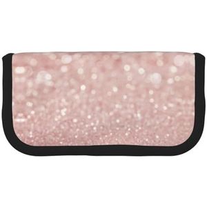 gopoo Print Crystal Particles Leuke Canvas Potlood Pouch - Georganiseerde Opslag voor Reizen & Dagelijks Gebruik Etui, Make-up Pouch