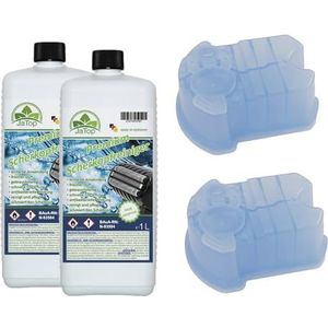 JaTop - Scheerkopreiniger - Navulvloeistof - 1 liter - Geschikt voor Braun Clean & Renew Synchro Activator & Pulsonic Series