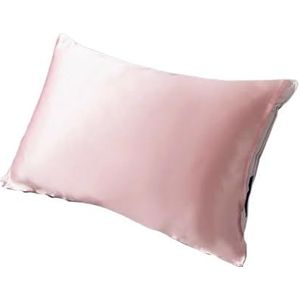 Kussenslopen 2 stuks moerbeizijde kussensloop zijden kussensloop voor haarhuid gezonde vrouwen mannen kussensloop kussenslopen (lichtroze)