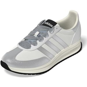 adidas Run 70s 2.0 Sportswear Sneakers voor dames, Wit Zilver Metallic Off White, 41 1/3 EU