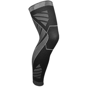 Volledige been mouwen lange compressie been mouw knie mouwen beschermen been, voor man vrouwen basketbal, artritis fietsen, 1 x kniehuls, L for Weight 60-75KG