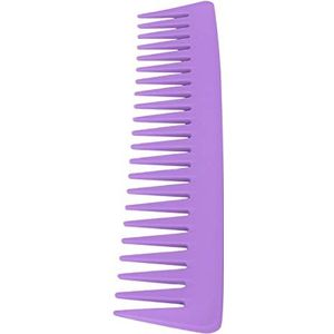 Grote ontwarrende kam voor haar, kam voor krullend haar Ergonomisch ontwerp Haar netjes voor nat droog haar voor krullend haar(Paars)