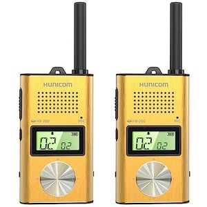 Oplaadbare Walkietalkies - Metalen Behuizing - PMR Walky Talky - 1000mAh Batterij - Lange Afstand