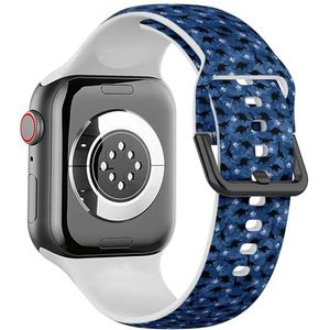 Zachte sportband compatibel met Apple Watch 38/40/41mm (schattige kinderen meisjes jongens 4) siliconen armband band accessoire voor iWatch