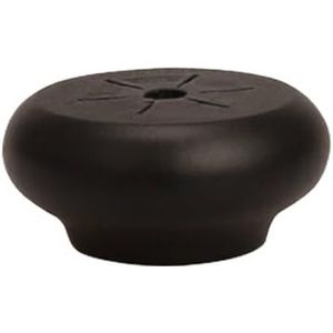 DEMCAY 4/10 stuks meubelpoten vervangende voet zwart massief hout voor tafel karbinet coach bank ronde vorm voet met schroeven 20/40/60 mm (kleur: 2 stuks 20 mm)
