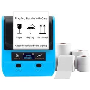 Thermisch Printer DP30S 30-80 Mm Mini Draagbare Thermische Printer BT Barcode Hand Multifunctionele Prijslabelstickermaker Duidelijk Snel(DP30 1Roll40x30)