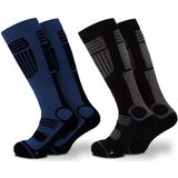 Occulto - Felix - Skisokken - Blauw Antraciet - Pak van 2 Paar - Maat 47-50