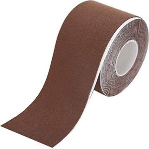 Gekke Verkoop beha tape, gemakkelijk te schil modieuze 5 m x 6 cm borst push up tape dun voor vrouwen voor meisjes voor strapless jurken om te voorkomen verzakking (bruin)
