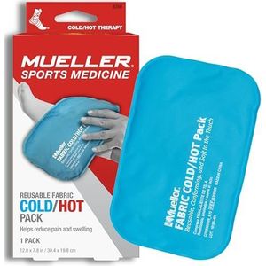 Mueller Stof Hot/Cold Pack [Herbruikbaar]: 12 in. x 7.8 in. fabric pack (Blauw)