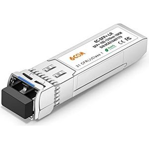 6COMGIGA 10G SFP+ LR singlemode module, 10GBase-LR LC transceiver voor Intel E10GSFPLR, SMF, 1310 nm, 10 km