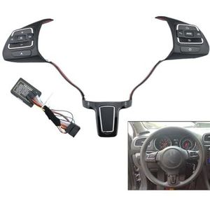 Voor Bora Voor Jetta Voor Santana Sagitar Voor POLO Draadloze Multifunctionele Stuurwielknoppen Cruisecontrolknoppen(12 keys)