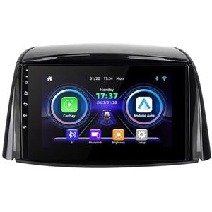 Autoradio, Android SUVPlus, 9 inch, voor Renault Koleos 2008-2016 met GPS-navigatie, bluetooth, achteruitrijcamera, stuurbediening (A1300 4 Core Wifi 2G + 32G)