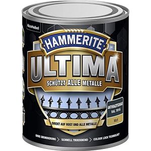 Hammerite RAL7016 Ultima Metaalbeschermende lak, mat antracietgrijs, 750 ml