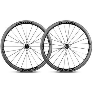 TRIAERO Alpha 40 Pro 700C carbon racefiets wielen velgrem 1421g 25mm Buitenbreedte 18.35mm Binnenbreedte klimmen en sprinten