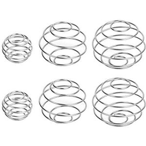 Schud Bal, Roestvrij staal Eiwitmixer Mengbal voor Eiwitgemengde Dranken 6 Stukken