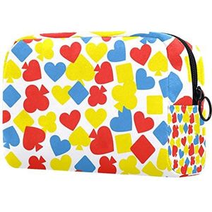 Reizen Cosmetische Organizer Bloem Voor Vrouwen Meisje Make-up Tas Toiletry Zakken 7.3x3x5.1 Inch, Kleur3, 18.5x7.5x13cm/7.3x3x5.1in, Make-up zakje