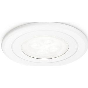 Philips LED-inbouwlamp RS120B 640 lm/helder als halogeen 50W / helder wit (840) / 40 graden stralingshoek stijf 90 mm diameter geïntegreerd besturingsapparaat, wit 89865799