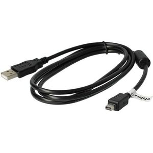 vhbw USB datakabel compatibel met Olympus Stylus Tough TG-870, TG-4 vervangt CB-USB5, CB-USB6.