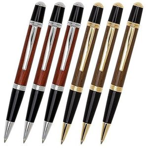 6 Pack Gatsby Pen Kits Balpen Twist Pen Hardware Kits Handgemaakte Houtdraaien Pen Kits (3 Goud+3 Chroom)