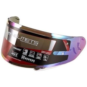 Motorhelm vizier lens, Helmvizier, geschikt for MT-helmlens Helmzonnekleplens Masker Flip Windschermlens Motorfietsaccessoires Accessoires (E)(D)