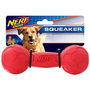 Nerf Dog Barbell Squeaker speelgoed, Medium