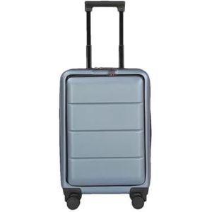Suwequest Mannelijke Combinatieslot Voor Trolley Case Universele Wiel Zakelijke Koffer Waterdichte Boarding Bagage, Blauw, 20