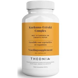 Theonia - Kurkuma-Extrakt Complex - Multivitaminen - 60 Veganistische Capsules