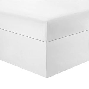 Bedrok bedrok Hotel, Iron Easy, Viervoudig geplooid, kreuk- en vervagingsbestendige bedbasishoes (99 x 190 cm + 38 cm)