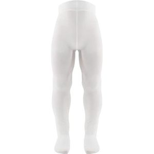 Aquilone Cotton Dream Panty, ademend, katoenmix, panty voor meisjes, elastisch, duurzaam, behandeling zonder peeling, gemaakt in Italië, 1 paar wit, 12-14 Jaar