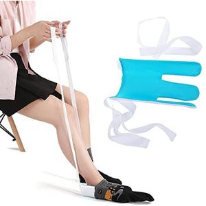 TSHAOUN Sokhulp-kit, sokhelper - gemakkelijk aan, gemakkelijk uit gereedschap voor senioren, donner voor ouderen, senior, zwangere, diabetici - pull-up assistentiehulp, trekhulpapparaat, sokkenhelper