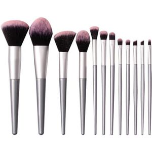 MQPALZKD 12 make-upsets, losse kwastpoeder, make-upkwasten geschikt for visagisten