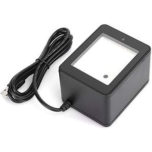 USB-bedrade streepjescode, desktop-streepjescodescanner met CMOS-technologie, QR-codescannerplatform Supermarkt Mobiel betalen Desktop-streepjescodescanner voor winkel/supermarkt,ecc(YHD-9800)