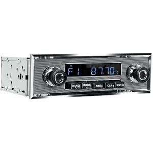 1 Din Autoradio MP3-speler Klassieke Auto Retro Stereo Ondersteuning FM AUX EQ USB-ingang In-dash Bluetooth for Benz