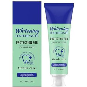 Reinigende tandpasta: beschermt tandvlees en glazuur, zorgt voor langdurige frisse adem, reinigt zacht en is eenvoudig in 2-3 minuten dagelijks gebruik te gebruiken (1 stuk)