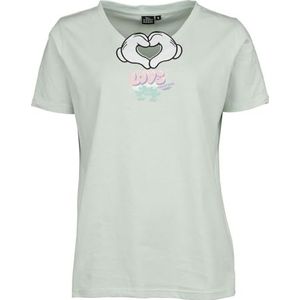 Mickey Minnie Mouse Love T-shirt groen Katoen - Animatie Disney Fan merch Film