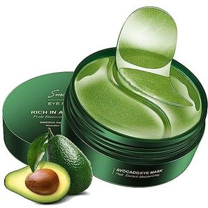 60 stuks oogpads, oogpads, oogpads, oogpads tegen donkere kringen, anti-aging oogpads, collageen oogmasker, oogpads tegen donkere kringen (groen)