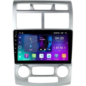 Android 14 Auto Radio Stereo voor K-IA Sportage(2004-2007) 9 Inch Touchscreen Multimedia Speler met Draadloze Carplay 2 Din GPS Navigatie FM RDS Bluetooth 5G-WiFi SWC DSP,M100s