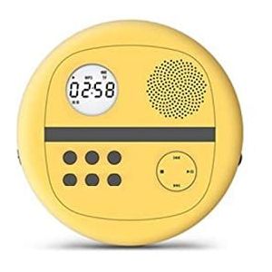 Cd-speler Repeater Draagbare cd-speler Mp3 Dvd-speler Thuis Student Luisteren CD-speler Cd Compact(Giallo)