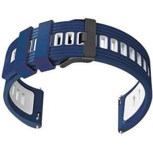 dayeer Siliconen horlogebanden voor TicWatch Pro 3/3 GPS LTE 2020 S2 E2 Horlogeband Armband Polsbandjes (Color : Style G, Size : 22mm Universal)