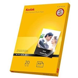 Kodak Ultra Premium Inkjet fotopapier (20 vellen, A4, 280 g) satijn
